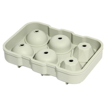 Housewoo 好拾物 造型矽膠製冰盒 6格  1個  莫蘭迪綠  18 x 12 x 4.5cm