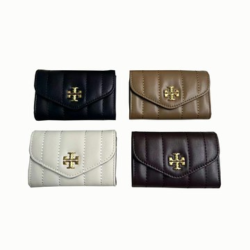 Tory burch Kira系列金属LOGO女士皮革短款錢包85216(預購)【 購物節優惠 ★ 菲尼斯 國際精品 3折起 】