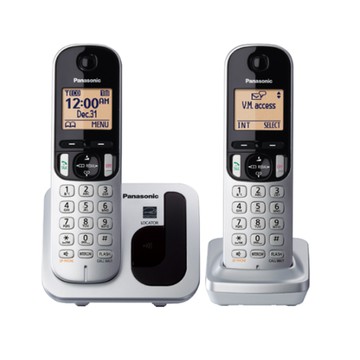 Panasonic DECT免持擴音雙子數位電話 KX-TGC212TW1.6吋顯示幕ECO節能先進鬧鐘螢幕背光