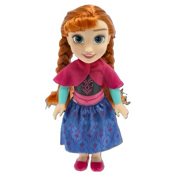 Disney 迪士尼 冰雪奇緣娃娃 經典安娜 1kg  1個  混和顏色