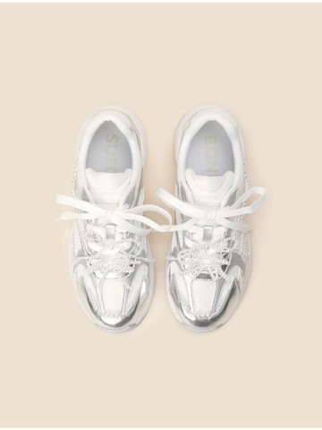 Pearl Beaded Delight Sneakers [White] (DA4DS25001WHT)