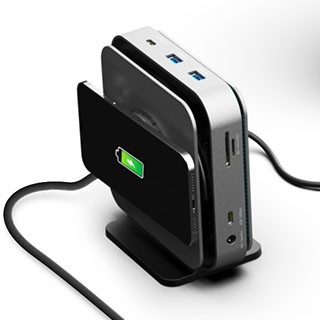 j5create USB-C PD3.1 雙4K/Gen2極速/磁吸無線充電 多功能集線器筆電擴充基座  JCD3199