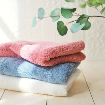 吸水氣墊浴巾二入組-中厚款(多色) 焦糖棕