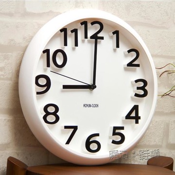 【樂天精選】siton時尚創意靜音掛鐘夜光簡約時鐘個性家用鐘錶北歐客廳石英鐘