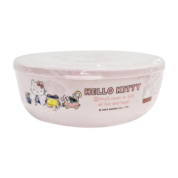 Sanrio 三麗鷗 Hello Kitty 不鏽鋼環保隔熱碗 304不鏽鋼 耐熱溫度-20°C~100°C 容量約300ML  1個