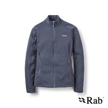 【RAB】Covex Jacket Wmns 保暖透氣刷毛立領外套 鋼鐵藍 女款 #QFG51