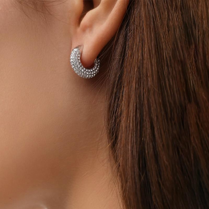 レビュー特典あり SWAROVSKI スワロフスキー Dextera フープ ピアス デクストラ 5618306 シルバー 5620222 ブラック  5636530 ゴールド 5636531 ローズゴールド