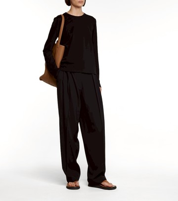 The Row Shermann cotton jersey top