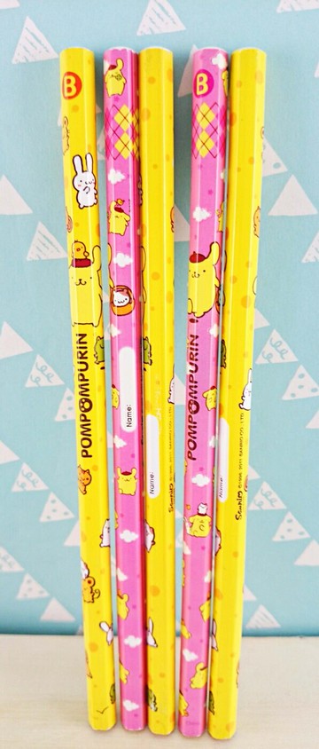 【震撼精品百貨】Pom Pom Purin 布丁狗 鉛筆 黃 粉 震撼日式精品百貨