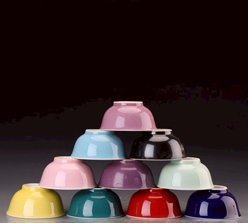 文革瓷單色釉瓷器上海博物館1962年款茶碗飯碗