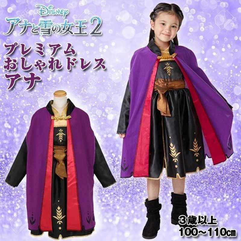 新品未使用 公式 アナ雪 アナのドレス 110cm ディズニーストア