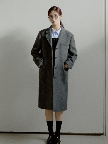 Garcon Coat_Melange Grey