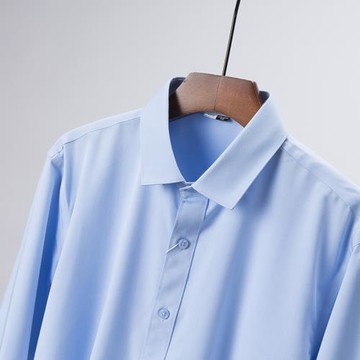 儒雅氣質 外貿男裝工廠商務休閑竹纖維彈力免燙長袖襯衫上班襯衣