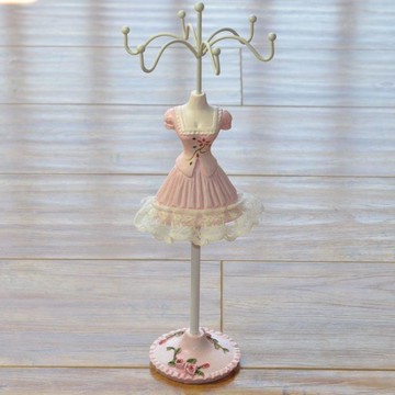 首飾展示架新款小模特首飾架家居飾品擺件化妝柜收納架創意各種節日禮品粉色 雙11全館免運