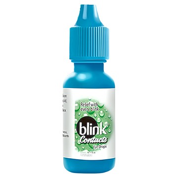 blink 冰藍 高水份隱形眼鏡濕潤液  10ml  1瓶