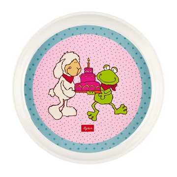 Kid2Youth 大將作 兒童餐盤  粉藍色  400g 20 x 20 x 3cm  1個