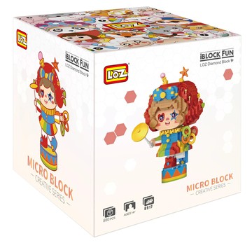 LoZ 微型迷你積木  樂園小丑 多色  1盒