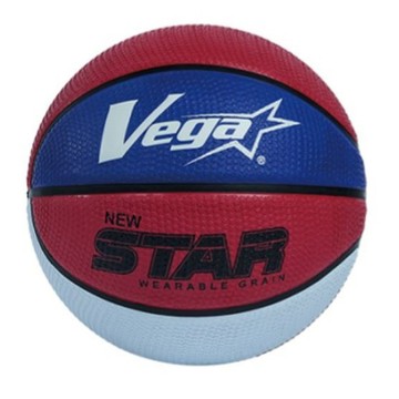 【線上體育】VEGA ALL STAR 獨家耐磨星星顆粒橡膠籃球(紅/藍/白) #7 OBR-729S
