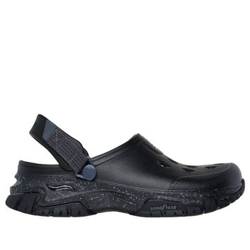 Skechers 思克威爾 Arch Fit Foamies Outdoor[243340BKGY] 男 休閒 涼鞋 黑