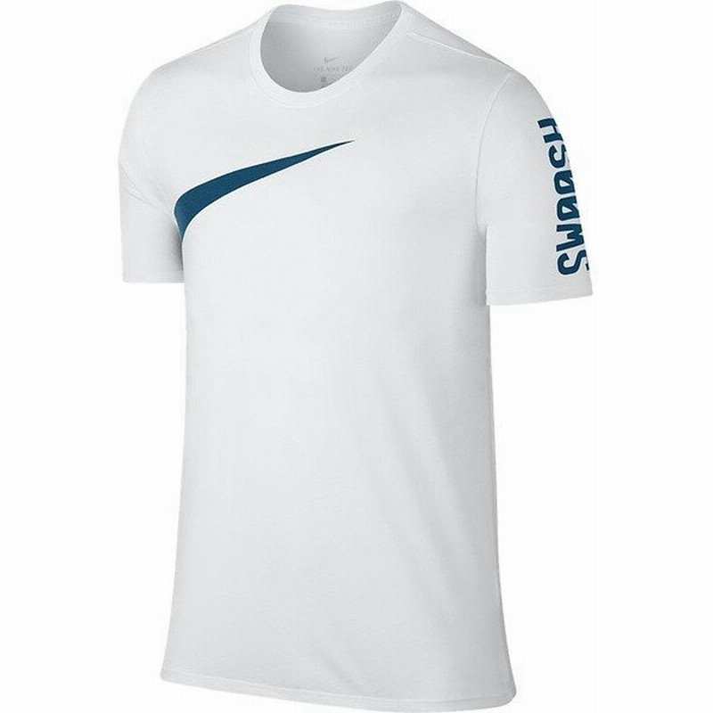セール Nike ナイキ メンズスポーツウェア 半袖機能tシャツ ナイキ Dri Fit ドライ ドライブレンド ロゴ スウッシュ Tシャツ 100 メンズ ホワ 通販 Lineポイント最大0 5 Get Lineショッピング