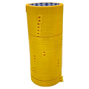 8H opp顏色膠帶 18mm*45M (黃色)  12個