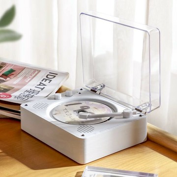 Yearsstay復古迷你生日播放機便攜式黑膠藍牙音響 一體式CD唱片機【北歐家居生活】