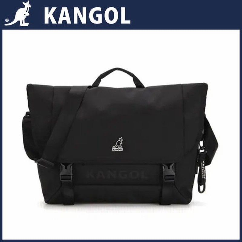 メンズファッション 通常 1本タイプ カンゴール KANGOL メンズ ショルダーバッグ 斜めがけ 横型 中学生 高校生 メンズ ブラック  MYozKgvyoL - baltihouse.com.au