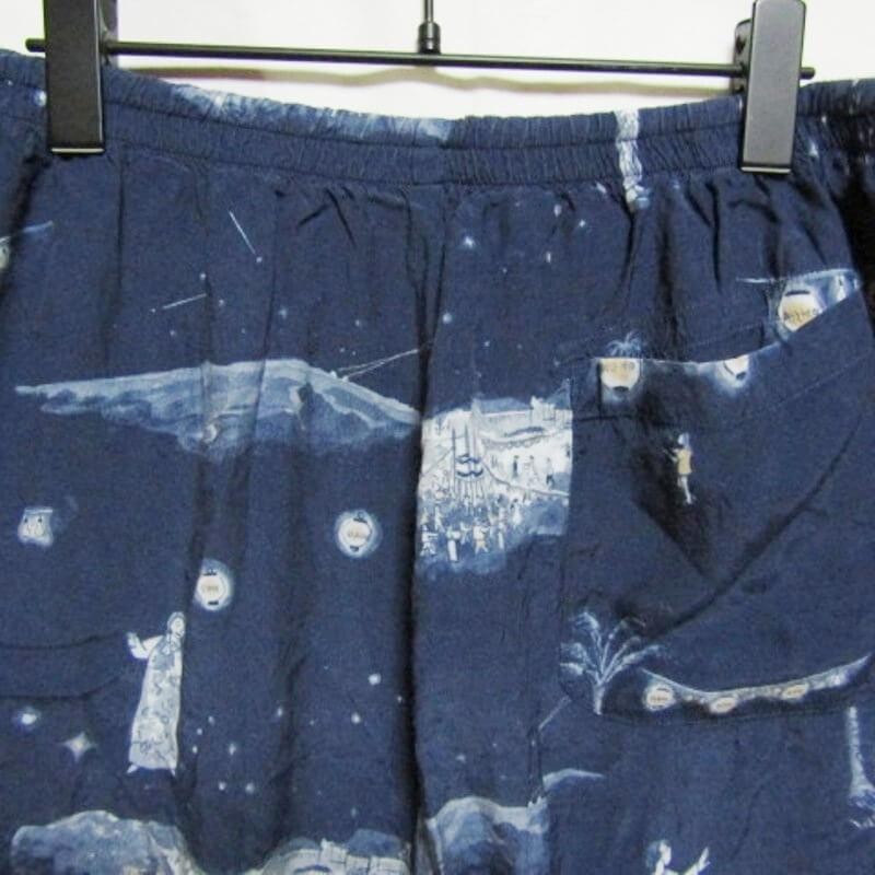 Porter Classic ポータークラシック ボンダンス アロハパンツ BON DANCE ALOHA PANTS イージーパンツ ネイビー 紺  XL 27101542 | LINEショッピング