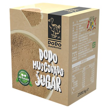 DODO 渡渡鳥 模里西斯蔗糖  250g±5g  全天然蔗糖  1盒
