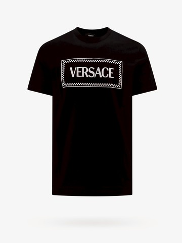 Compact cotton t-shirt - VERSACE - gender_Man