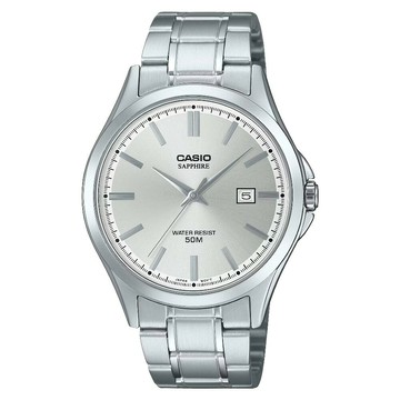 CASIO卡西歐 MTS-115D-7AV簡約風格日期顯示時尚腕錶 銀 41.3mm｜樂天領券現折★全館特惠中★指定刷卡回饋10%