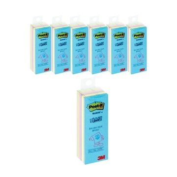 3M Post-it 利貼 彩色方形便條紙  225張  7入