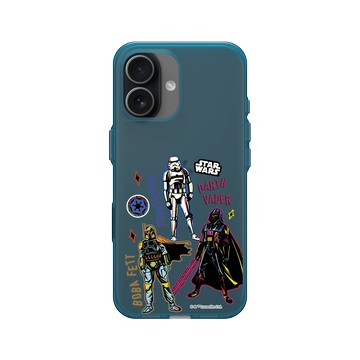 iPhone 17 Clear (相機按鈕) 夜幕藍 - 迪士尼-星際大戰 Star Wars - 星際大戰 – 黑暗勢力貼紙