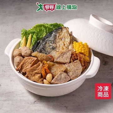 豪氣食堂吳秉承鮮香砂鍋魚頭2200公克/盒【愛買冷凍】