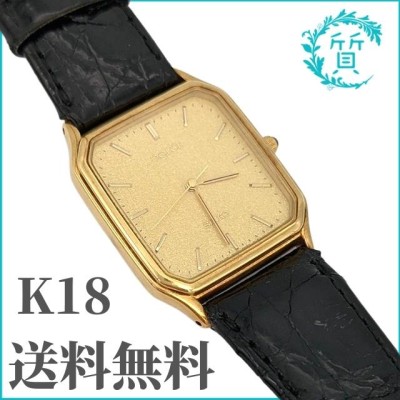 37,800円SEIKO  ドルチェ 8N41-5150  18K 金無垢 クォーツ 腕時計