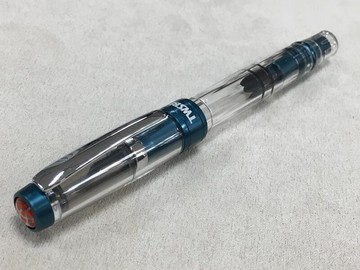 TWSBI Diamond鑽石 580AL R 鋁合金版透明活塞鋼筆(溫莎藍)