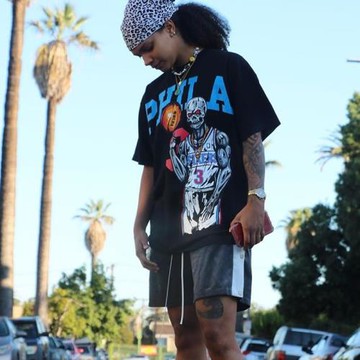 warren lotas潮牌美式籃球t恤庫里詹姆斯字母哥布克杜蘭特短袖ins