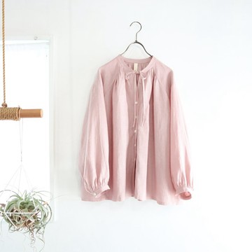 skipper ribbon P blouse (淺粉色)