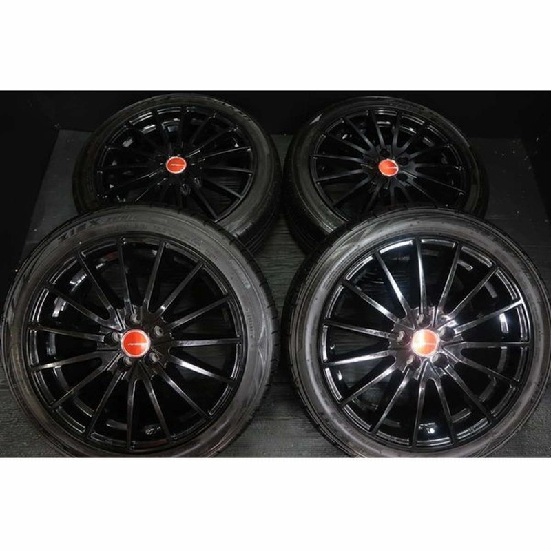 中古タイヤ サマータイヤ ホイールセット 4本セット 215 45r17 Air Berg 17x7 0 48 100 5穴 ファルケン ジークス Ze914 通販 Lineポイント最大0 5 Get Lineショッピング