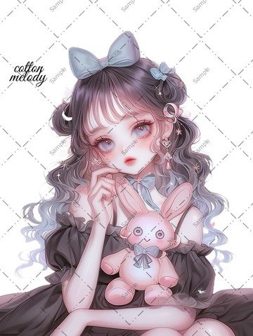 原創貼紙 No.1203 人物貼紙 原創貼紙 人物貼紙 女孩貼紙 原創人物貼紙