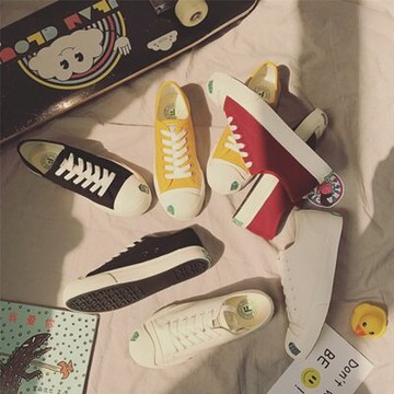 帆布鞋情侶休閒鞋-時尚學院風精選百搭男女鞋子4色73no45【獨家進口】【米蘭精品】