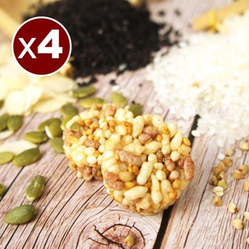 午後小食光-米香圓圓酥-4包組(原味+海苔各*2)