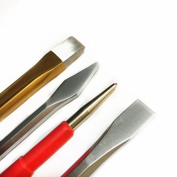 【臺灣熱賣】石工鑿 合金鋼平鑿 三角鑿 手工打眼衝子木工開鑿 雕刻扁平寬鑿
