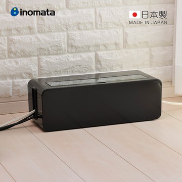 日本inomata 日本製延長線收納盒/插座整理盒-多色可選