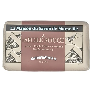 PURESENCE 樸香氛 法國馬賽皂之家 紅土香氛精油面膜皂 天然保護成分 清潔保養兩用  125g  1顆