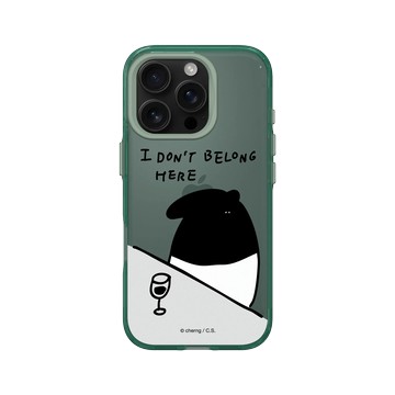 iPhone 16 Pro Clear 憂墨綠 - 馬來貘 Laimo - 孤芳自賞