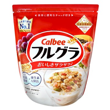 Calbee 卡樂比 Frugra 富果樂 水果麥片 含膳食纖維及維生素 A、B1 日本京都製造  380g  1包