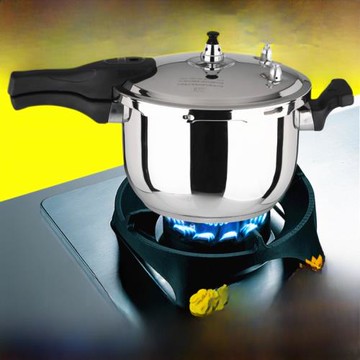 金梅不銹鋼燃氣高壓鍋電磁爐煤氣明火迷你家用復底通用壓力鍋防爆