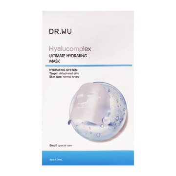 Dr.Wu 玻尿酸保濕微導面膜 （3片/盒）
