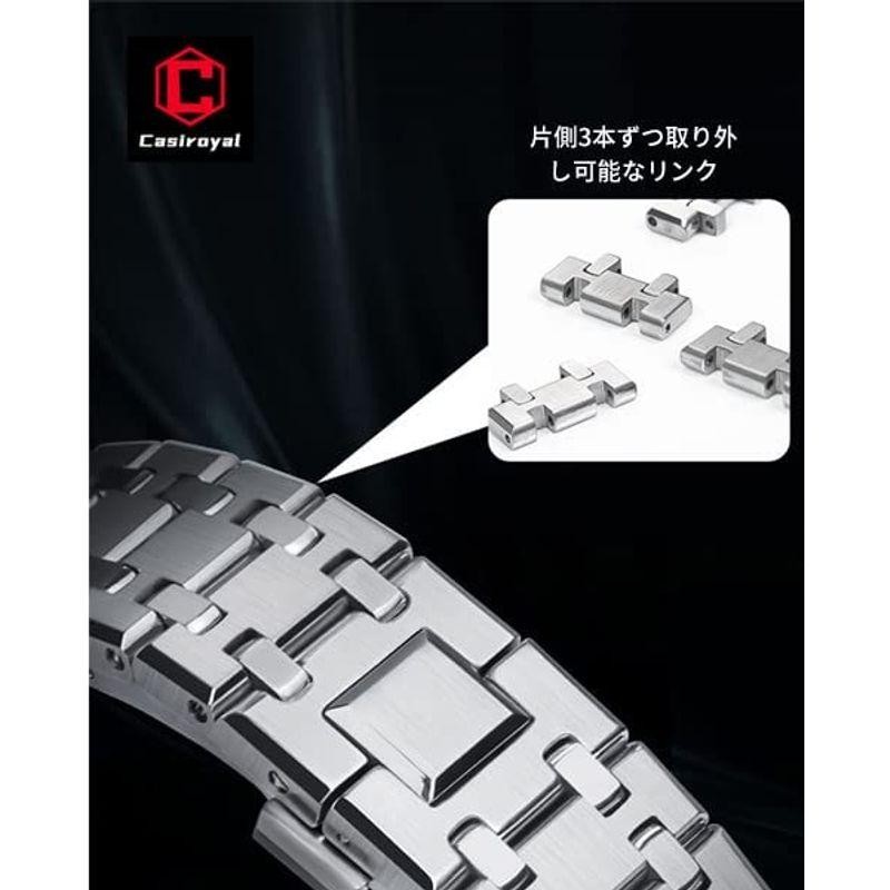 Casiroyal 第3/4世代時計GA2100 カスタムパーツ、ga2100 modメタル